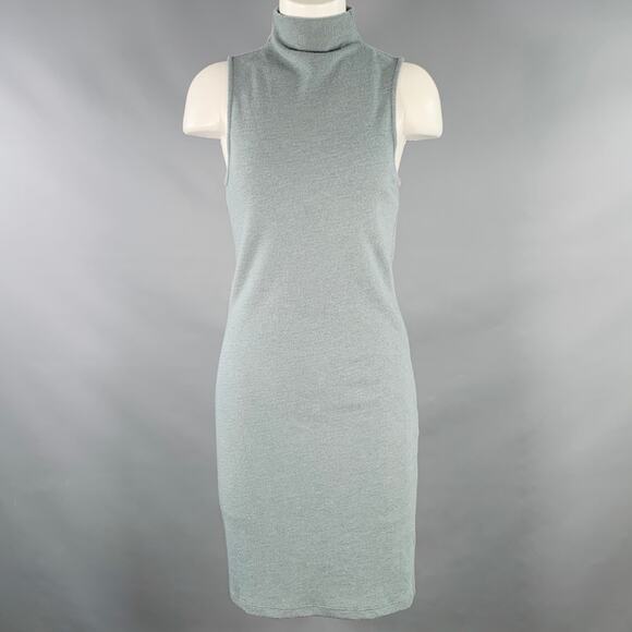 JOHN ELLIOTT Size S Hokkaido Boucle Milk Grey Nylon Wool Sleeveless Dress - Picture 1 of 9